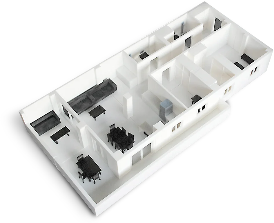 maquetas arquitectónicas hechas en impresión 3d